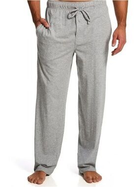 Fruit of the Loom Men’s Heather Gray Drawstring Lounge Pants